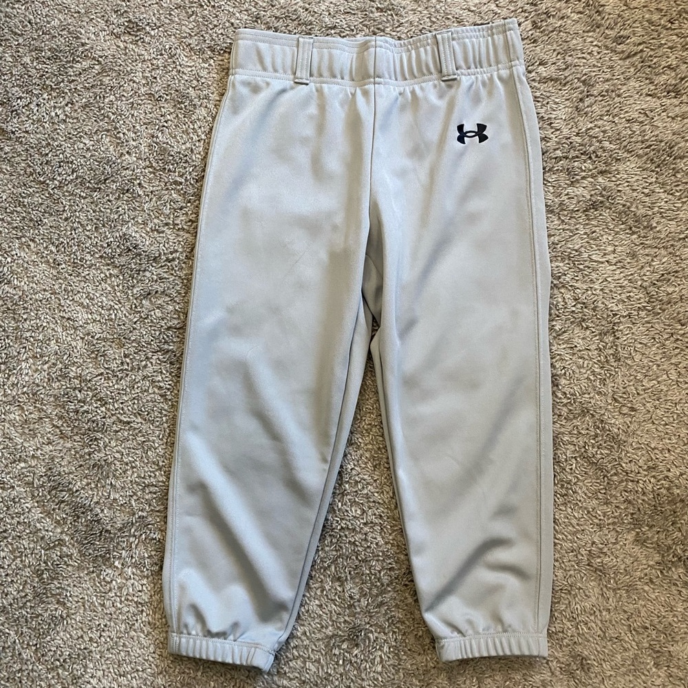 Under Armour Light Gray Kids Jogger Sweatpants